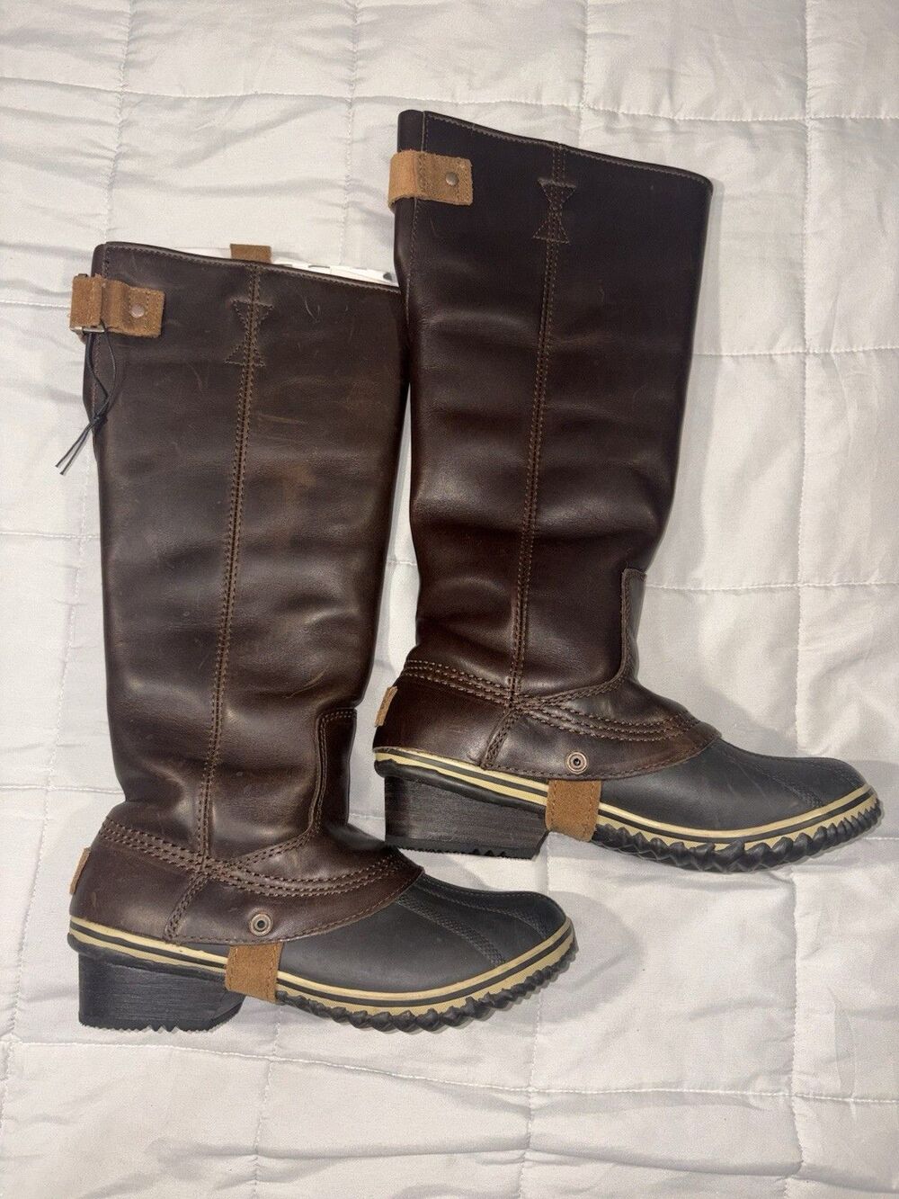 New Sorel Slimpack Tall Equestrian Riding boots Sz 7.5